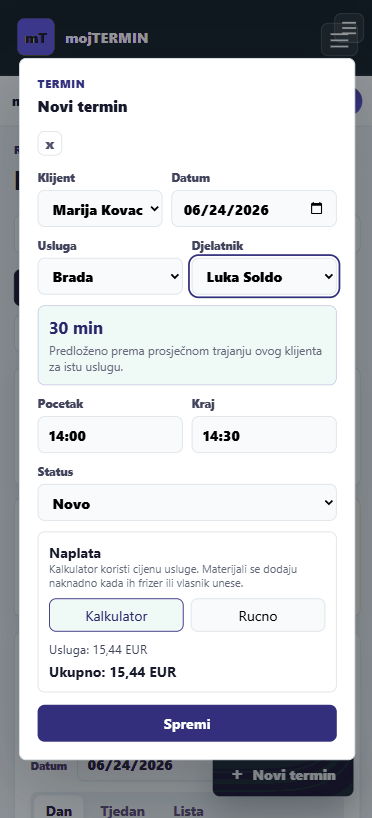 Online rezervacija